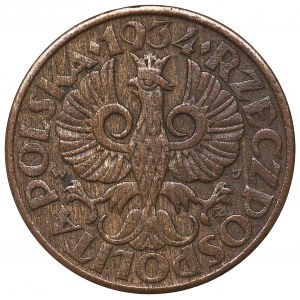 II Republic of Poland, 5 groschen 1934