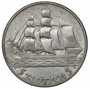 II Republic of Poland, 5 zloty 1936 Ship