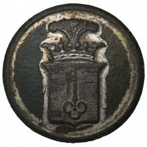 Poland, Button with coat of arms Jasieńczyk - Muncheimer