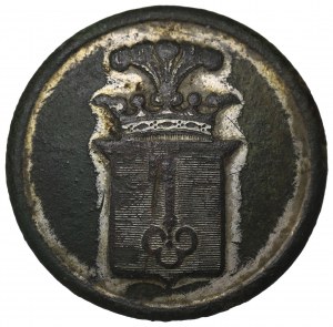 Poland, Button with coat of arms Jasieńczyk - Muncheimer