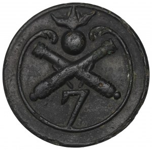 France, Napoleon I, Button 7th artillery regiment
