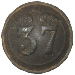 France, Napoleon I, Button 37 infranty regiment