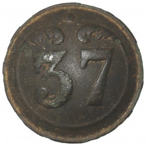 France, Napoleon I, Button 37 infranty regiment