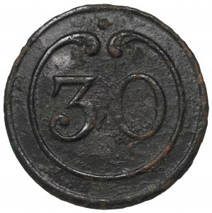 France, Napoleon I, Button 30 infranty regiment