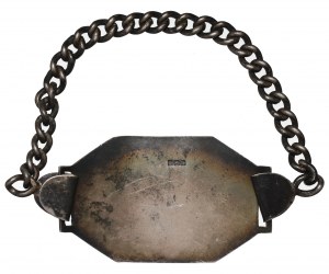 PSZnZ, Identification bracelet of a counterintelligence officer - Capt. Franciszek Wierzbicki