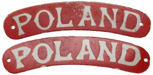 PSZnZ, Pair of POLAND emblems