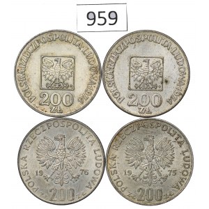 People's Republic of Poland, Set of 200 Gold 1974-76