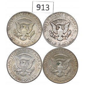 USA, Zestaw 1/2 dolara 1964-69