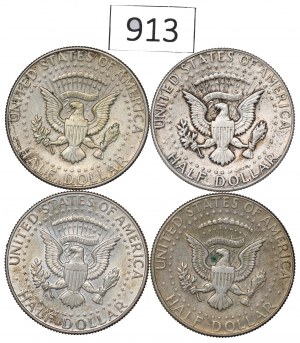 U.S., 1/2 Dollar Set 1964-69