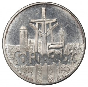 Third Republic, 100,000 zloty 1990 Solidarity Type A