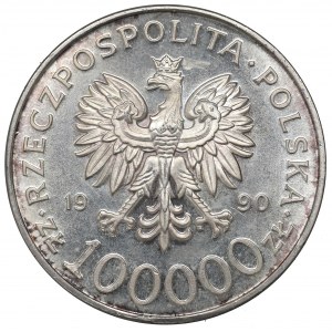 III RP, 100.000 złotych 1990 Solidarność typ A
