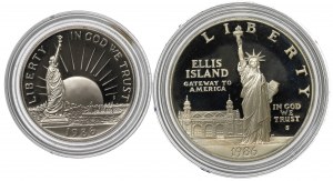 USA, Lot 1/2-1 dollar 1986