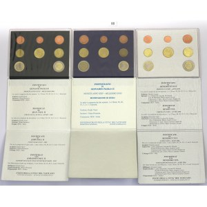 Vatican, Mint set 2002, 2005, 2006