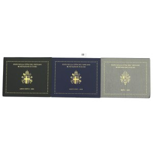 Vatican, Mint set 2002, 2005, 2006