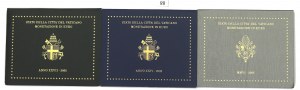 Vatican, Mint set 2002, 2005, 2006