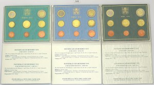 Vatican, Mint set 2010, 2012, 2013