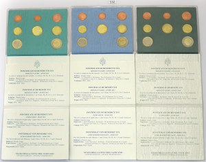 Vatican, Mint set 2010, 2012, 2013