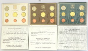 Vatican, Mint set 2009, 2010, 2011