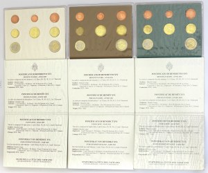 Vatican, Mint set 2009, 2010, 2011