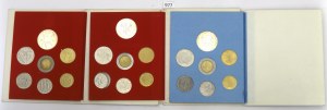 Vatican, Mint set 1983, 1987, 1988