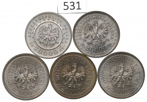 Third Republic, Set of 20,000 PLN 1993-94