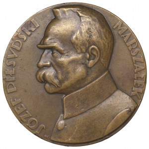 1930 Jozef Pilsudski medal, 10th anniversary of the Polish-Bolshevik War