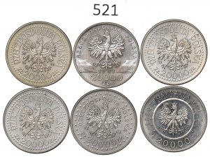 Third Republic, Set of 20,000 PLN 1993-94