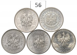 Third Republic, Set of 20,000 PLN 1993-94