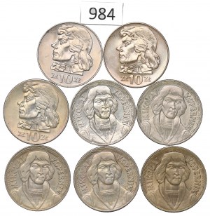 People's Republic of Poland, Set of 10 Gold 1967-72