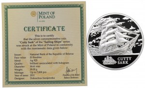 Belarus, 20 roubles 2011 - Cutty Sark