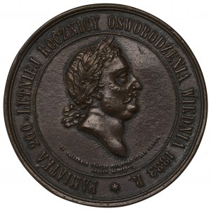 1883 Jan III Sobieski medal two hundred years of the siege of Vienna