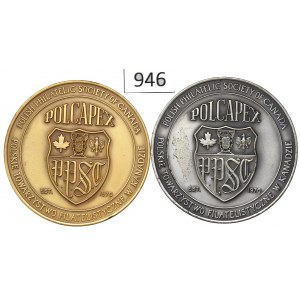 1983, Zestaw medali Polskie Towarzystwo Filatelistyczne w Kanadzie