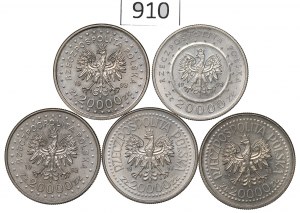 Third Republic, Set of 20,000 zloty 1993