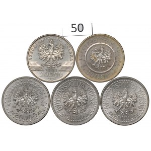 Third Republic, Set of 20,000 PLN 1993-94