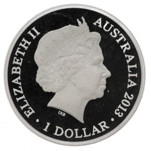 Australia, 1 dolar 2013 - Kangur