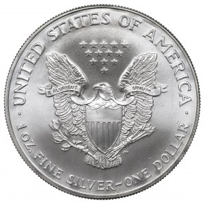 USA, 1 dolár 2001 Strieborný orol