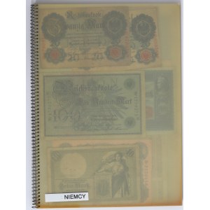 Niemcy, Klaser banknotów - 62 egz