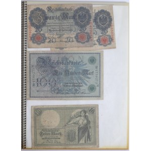 Niemcy, Klaser banknotów - 62 egz