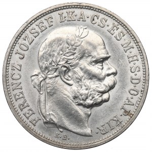 Hungary, 5 corona 1907