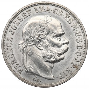 Hungary, 5 corona 1907