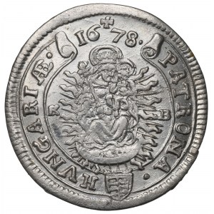 Hungary, Leopold I, 6 kreuzer 1678