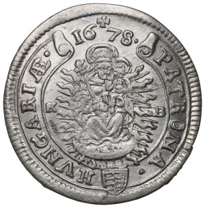 Hungary, Leopold I, 6 kreuzer 1678