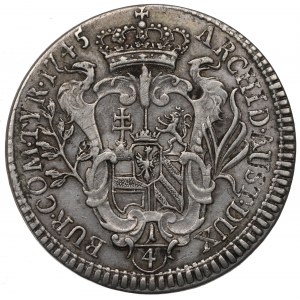 Austria, Marie Theresia, 1/4 thaler 1745