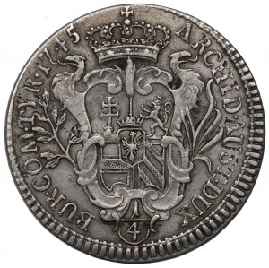 Austria, Marie Theresia, 1/4 thaler 1745