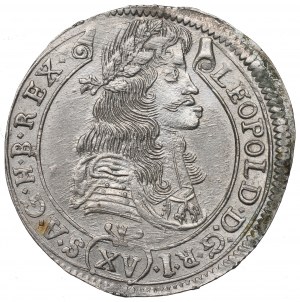 Hungary, Leopold I, 15 kreuzer 1686