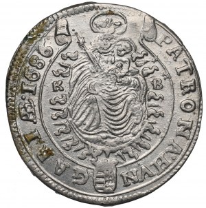 Hungary, Leopold I, 15 kreuzer 1686