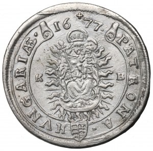 Hundary, Leopold I, 15 kreuzer 1677