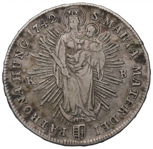 Hungary, Maria Theresia, 1/2 Thaler 1742, Kremnitz