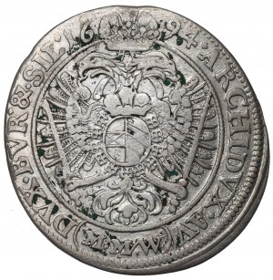 Schlesien under Habsburg, Leopold I, 15 kreuzer 1694, Breslau