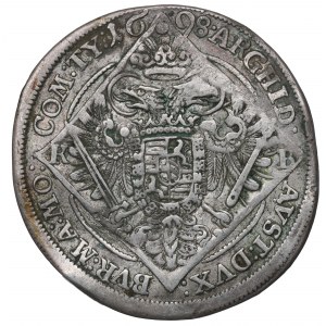 Hungary, Leopold, 1/4 thaler 1698